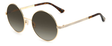 Women Jimmy Choo Sunglasses: ORIANE/S - Gold Havana - SpecSMART Eye Clinic (Diagonal View)